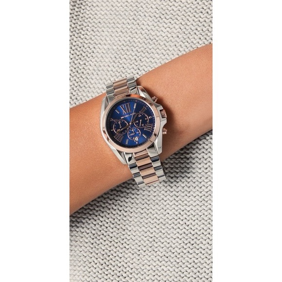 Michael Kors Bradshaw Two Tone Watch - Picture 2 of 8